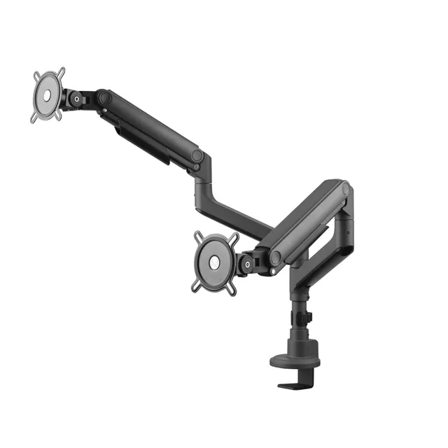 DM5210 Dynamic -monitorivarsi kahdelle näytölle 17-50", kaasujousella, 20 kg, musta