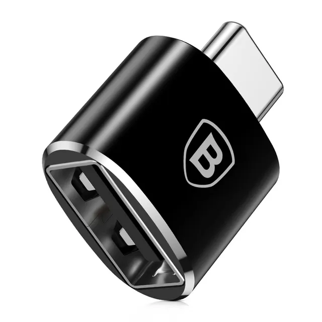 USB-A to USB-C OTG Adapter - Black