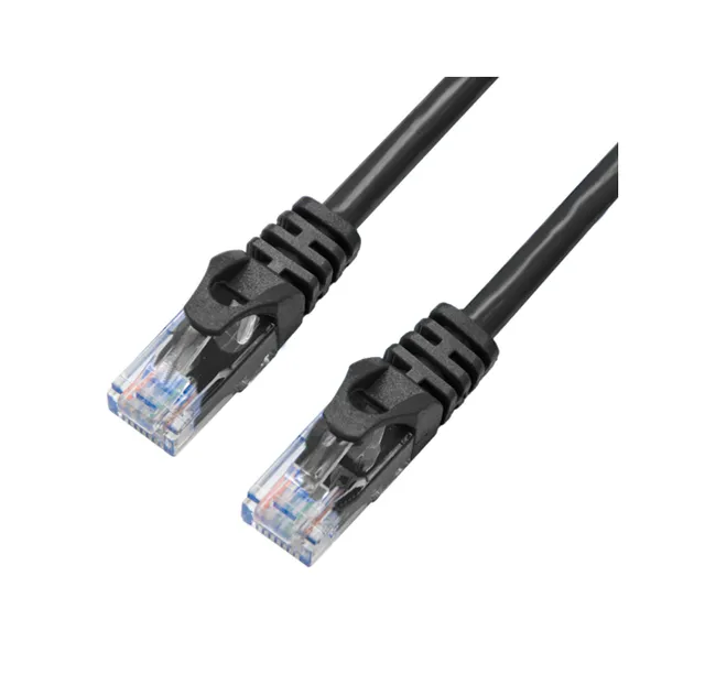 - Patch-kabel - RJ-45 (hane) till RJ-45 (hane) - 3 m - UTP - CAT 6 - halogenfri, formpressad - svart