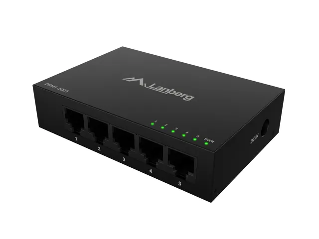 DSM1-1005 5-Port Gigabit Unmanaged Switch 12V Metal Case