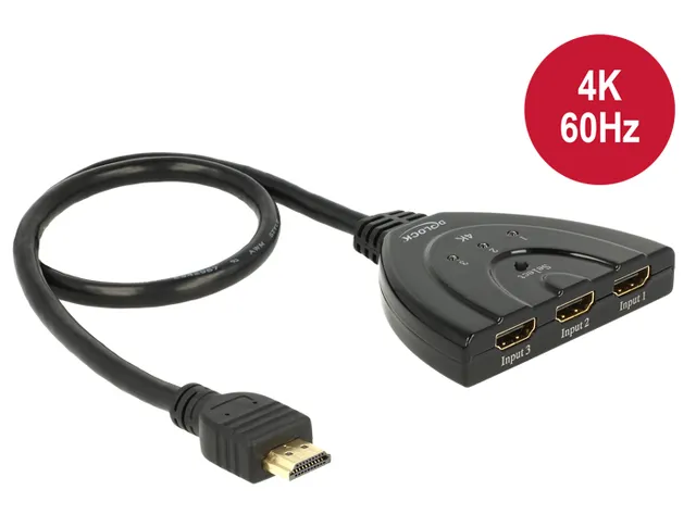 HDMI UHD Switch 3 x HDMI in > 1 x HDMI out