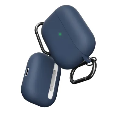 PodSkinz HybridShell AirPods Pro nyckelringsfodral (blå)