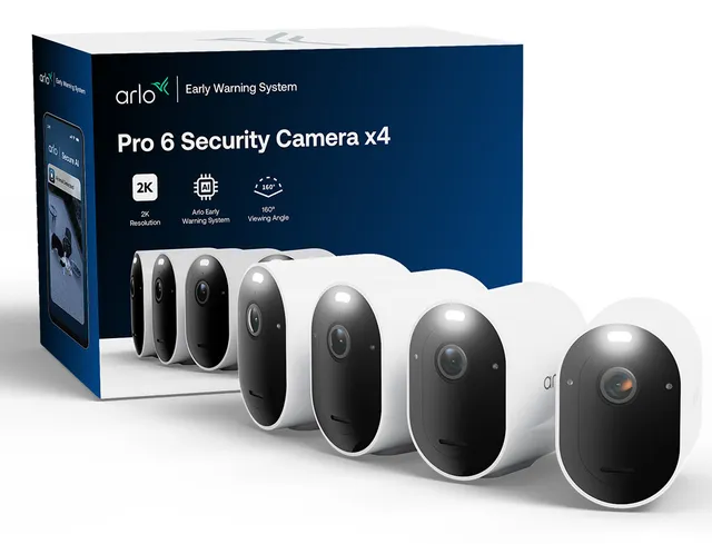 Pro 6 2K+ Övervakningskamera 4-pack