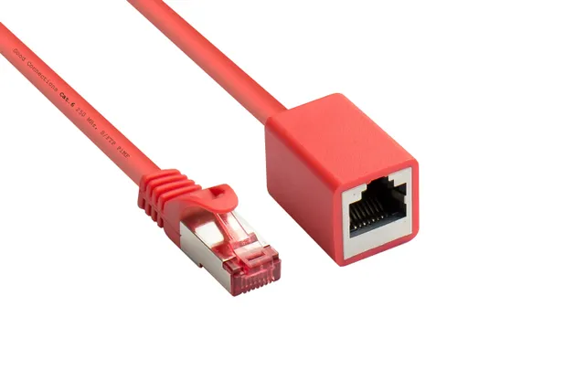Good Connections RNS patch extension cable - 2 m - red - Röd - 2m