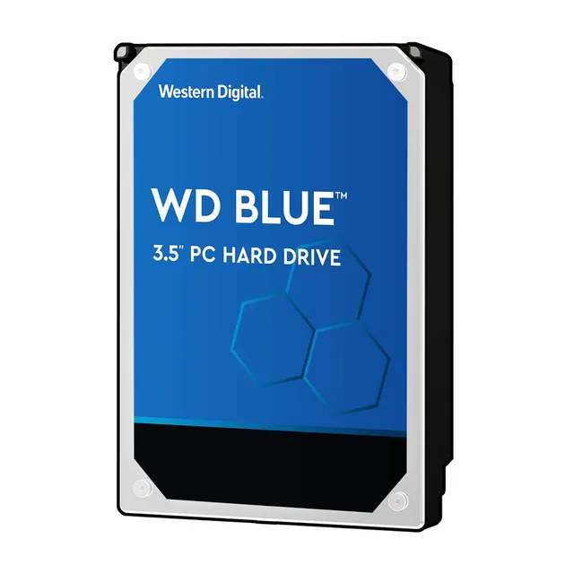 WD Blue WD60EZAZ - Hårddisk - 6 TB - inbyggd - 3.5 - SATA 6Gb/s - 5400 rpm - buffert: 256 MB