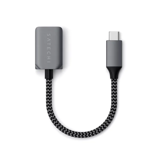 Adapter USB-C till USB-A Rymdgrå