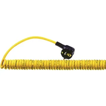 73220861 spiral kabel / gul, 1 st