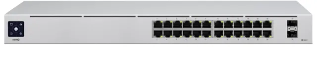 UniFi USW-24, 24-port Gigabit + 2 SFP, display