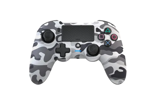 Dualshock 4 V2 Controller Asymmetric - Camo Grey - Wireless Controller - Sony PlayStation 4