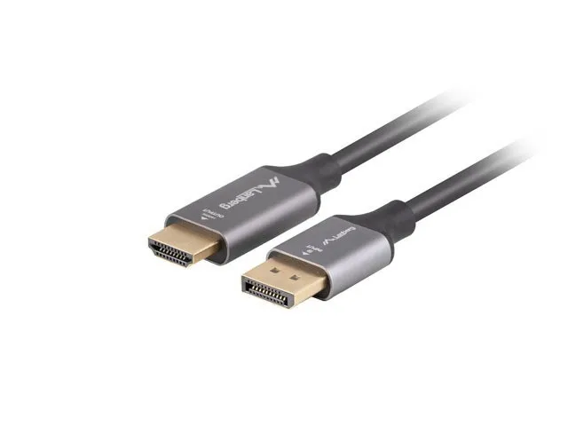 DisplayPort till HDMI Kabel 4K Svart - 1m