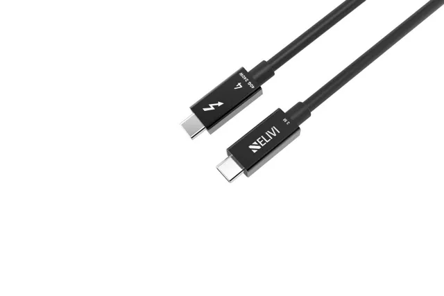 Thunderbolt 4 cable 3 m USB-C | 240W | 40Gbps | Black