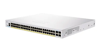 Business 350 Series CBS350-48NGP-4X - Switch - L3 - Administrerad - 40 x 10/100/1000 (PoE+) + 8 x 100/1000/2.5G/5G (PoE++) + 2 x combo 10 Gigabi