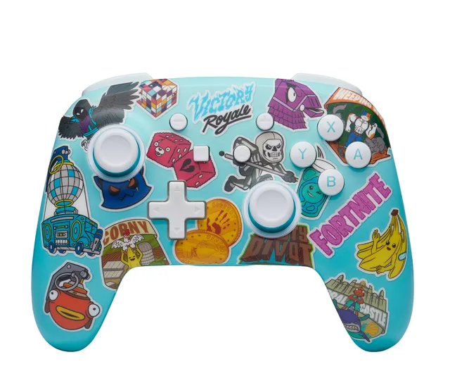 Enhanced Trådlös Kontroll till Nintendo Switch - Fortnite Sticker Mani