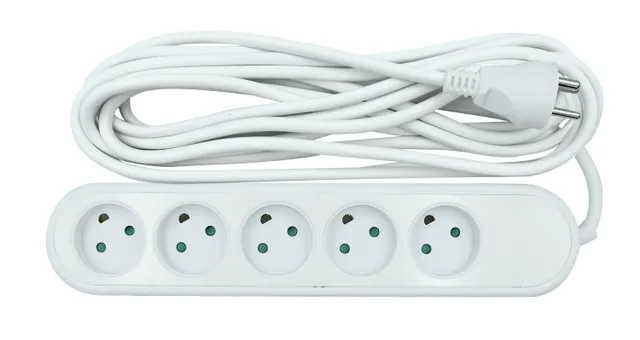 Power 5-way socket grounded (D) 5m Strömförsörjning - ATX - 80 Plus