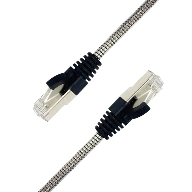 Gaming STP Cat7 nätverkskabel. 5 m. Stål