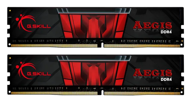 AEGIS DDR4-3200 - 16GB - CL16 - Dual Channel (2 pcs) - Intel XMP - Svart