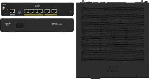 Integrated Services Router 921 - Router 4-po