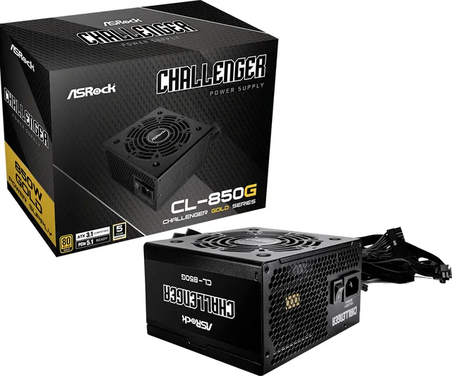 CL-850G Strömförsörjning - 850 Watt - 120 mm - ATX 3.1 - 80 Plus Gold certificate