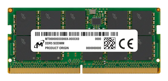 Micron - DDR5 - modul - 16 GB - SO DIMM 262-pin - 5600 MHz / PC5-44800 - CL46 - ECC