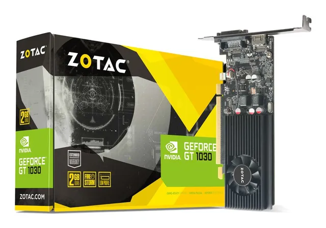 GeForce GT 1030 Low Profile - 2GB GDDR5 RAM - Grafikkort