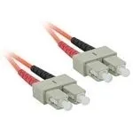 Low-Smoke Zero-Halogen - Patch-kabel - SC-läge (multi-mode) (hane) till SC-läge (multi-mode) (hane) - 10 m - 10 m - fiberoptisk - 62,5/125 mikron