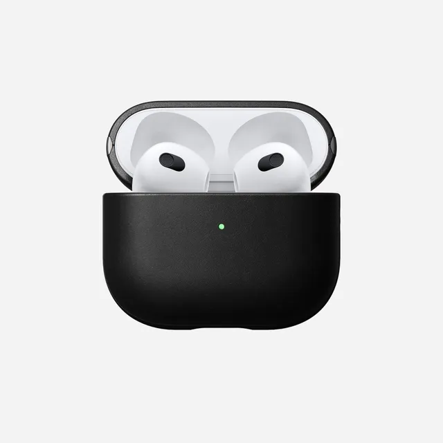 Modern Leather Case för AirPods Series 3 (2021) Svart