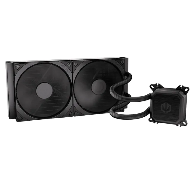 Navis F280 280mm -nestejäähdytin, musta