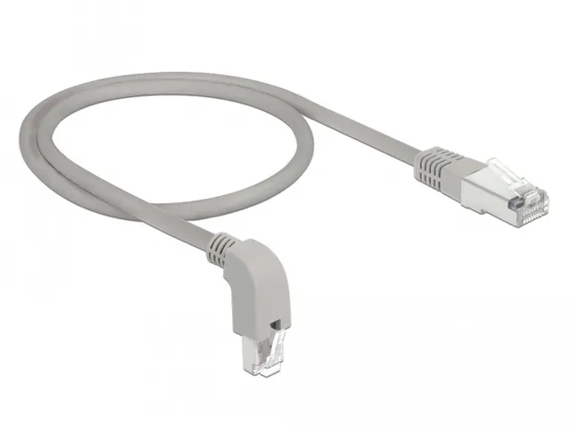 - Patch-kabel - RJ-45 (hane) vinklad nedåt