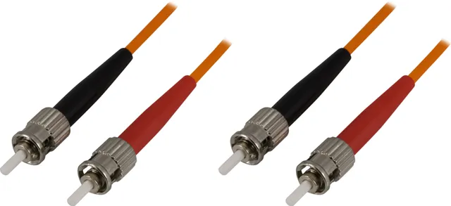 fiberkablage ST - ST, duplex, 62,5/125, multimode 1m (FB-31)