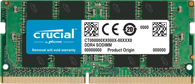 - DDR4 - modul - 8 GB - SO DIMM 260-pin - 3200 MT/s / PC4-25600 - CL22 - 1.2 V - ej buffrad - icke ECC