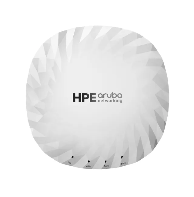 HPE Aruba Networking AP-725 (RW) - Campus - trådlös åtkomstpunkt - Wi-Fi 7, Bluetooth 5.4 LE, ZigBee - Wi-Fi 7 - 2.4 GHz, 5 GHz, 6 GHz kan monteras i
