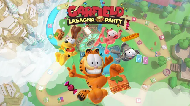 Garfield : Lasagna Party (Code in a Box) - Nintendo Switch - Party
