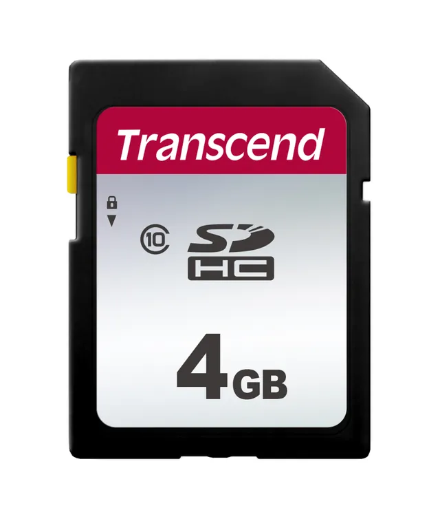 300S - Flash-minneskort - 4 GB - Class 10 - SDHC