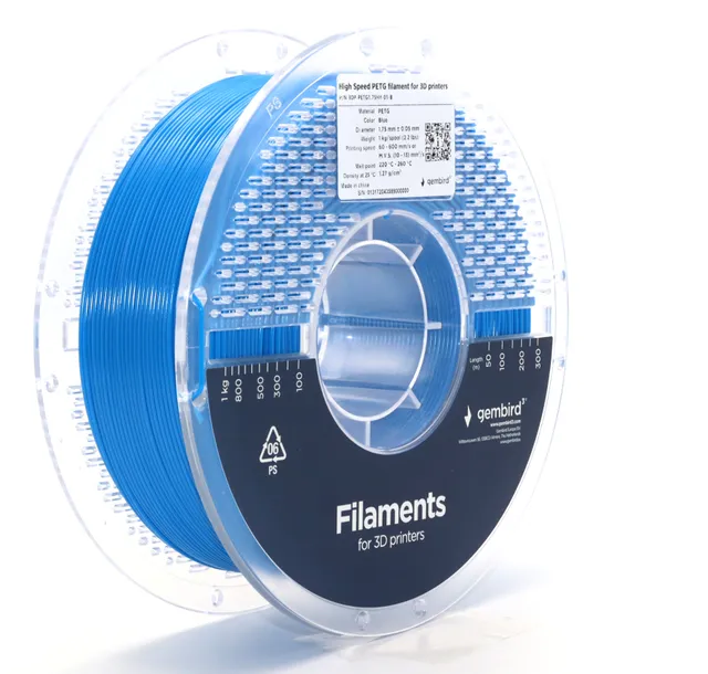High Speed PETG (PET, PETT) - Blue - 1.75mm ø - 1 kg