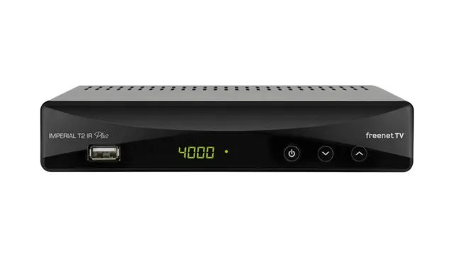 T2 IR plus, Ethernet (RJ-45), Full HD, DVB-T2, 1080i, 1080p, H.265, HEVC, 1000 MB