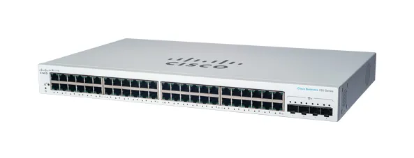 Business 220 Series CBS220-48T-4X - Switch - smart - 48 x 10/100/1000 + 4 x 10 Gigabit SFP+ (upplänk) - rackmonterbar - återanvänd