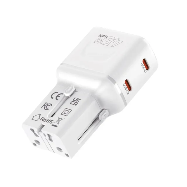 45W Travel Adapter - EU/US/UK/AU PW26 - white