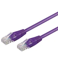 Patchkabel CAT 5e, U/UTP, violett, 15 m kopparklädd aluminiumtråd (CCA)