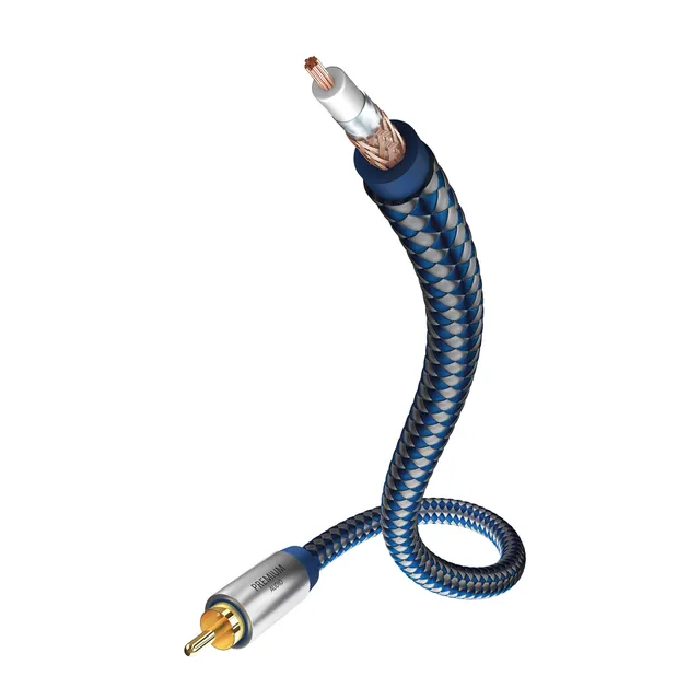 Premium Mono-Subwoofer kabel - 2m