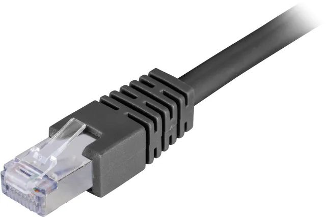 TP-kabel Cat6 F/UTP Svart 50 m