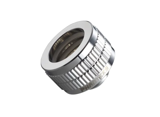 16mm Hard Tube Fitting G1/4 -Krom