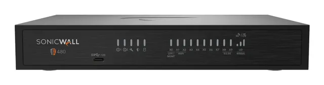 SonicWall TZ Series (Gen 8) TZ 480 - Säkerhetsfunktion - hög tillgänglighet - 1GbE, 2.5GbE, 5GbE - Wi-Fi 6 - 2.4 GHz, 5 GHz - skrivbord - för P/N: 01-