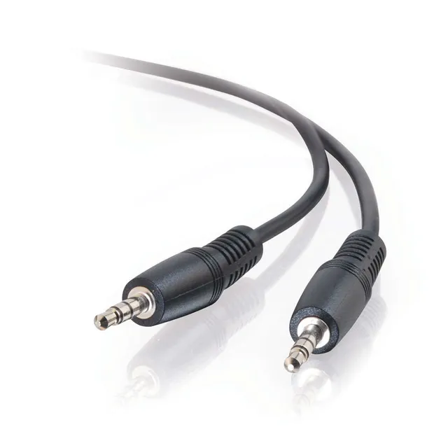 - Ljudkabel - mini-phone stereo 3.5 mm hane till mini-phone stereo 3.5 mm hane - skärmad
