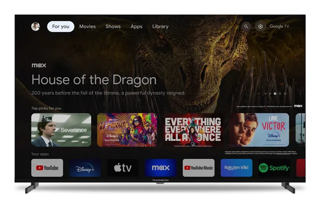 50" UHD Google TV 50UG4S14, svart