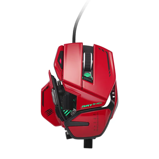 R. A. T. 8+ ADV Optisk Gamingmus, Röd - Gamingmus - Optic - 11 knappar - Röd