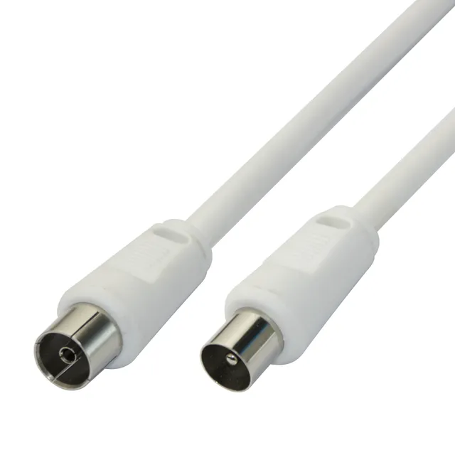 - Antennkabel - IEC-kontakt hane till IEC-