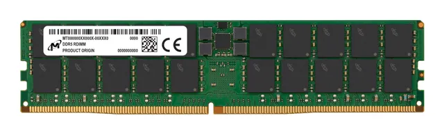 Micron - DDR5 - modul - 64 GB - DIMM 288-pin - 6400 MHz / PC5-51200 - CL52 - 1.1 V - registrerad - ECC - grön