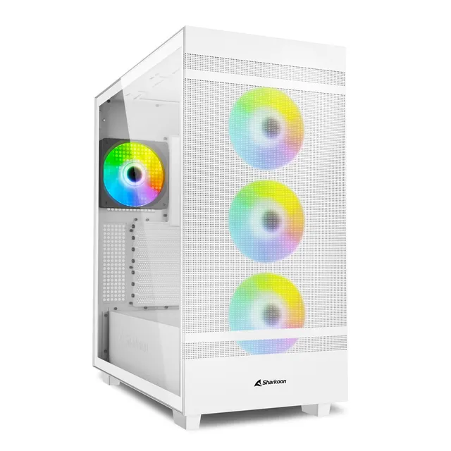 Rebel C50 RGB - Chassi - Tower - Vit