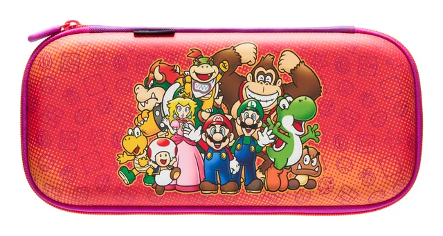 Slim Case for Nintendo Switch 2 - Mario and Friends Officially Licensed Protective Case Holds 10 Game Cards