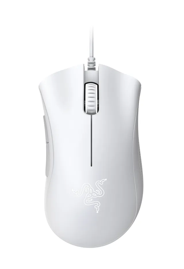 DeathAdder Essential - White - Gamingmus - Optic - 5 knappar - Vit